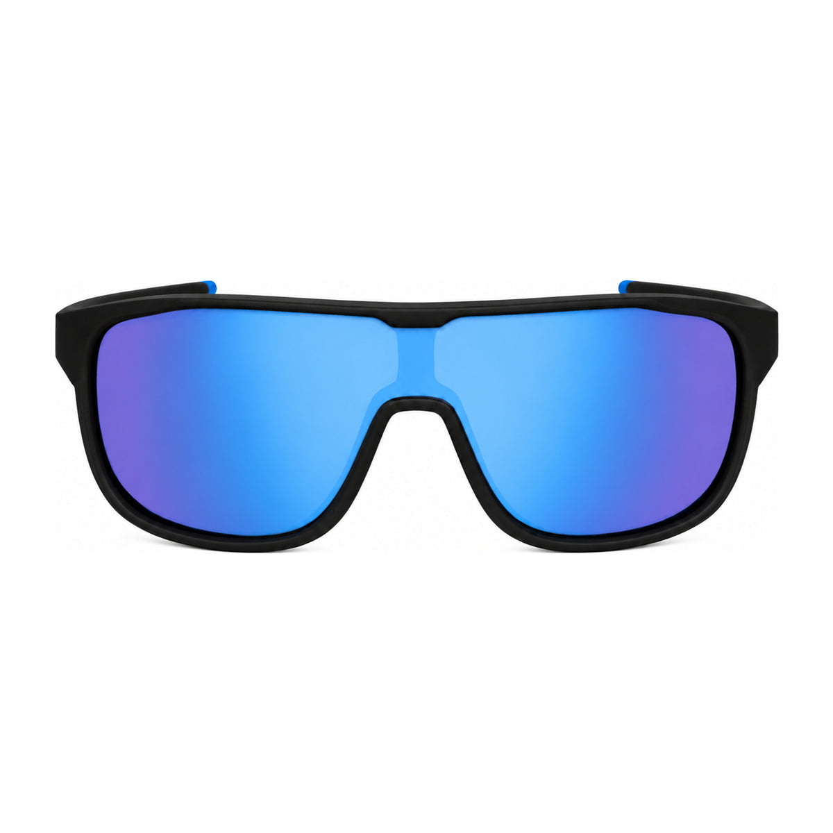 Preston Absolute Ascent Sunglasses Ice Blue – vooraanzicht met blauwe spiegelglazen