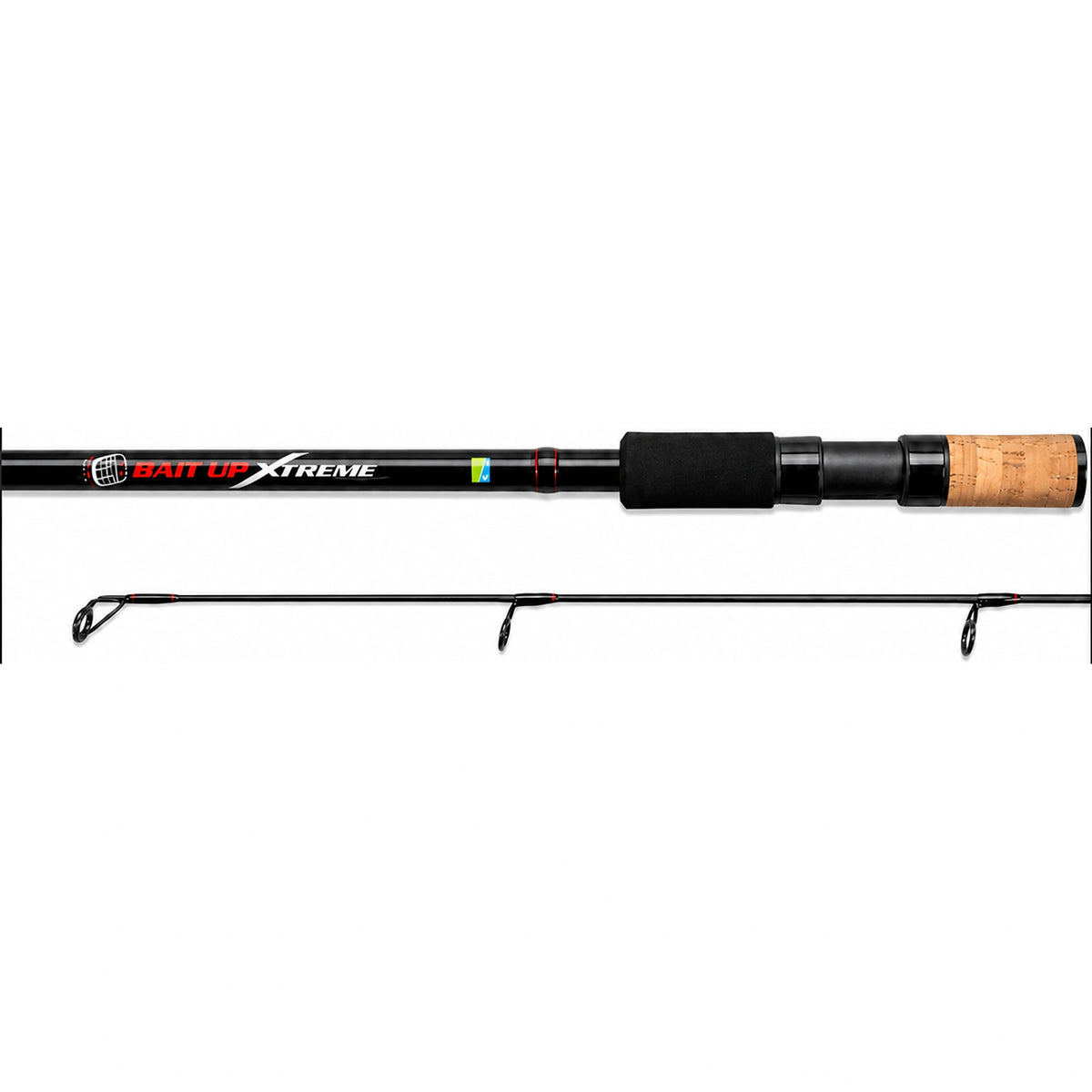 Preston Bait Up Xtreme 3.0m – horizontale hengeldelen met handgreep en geleideogen