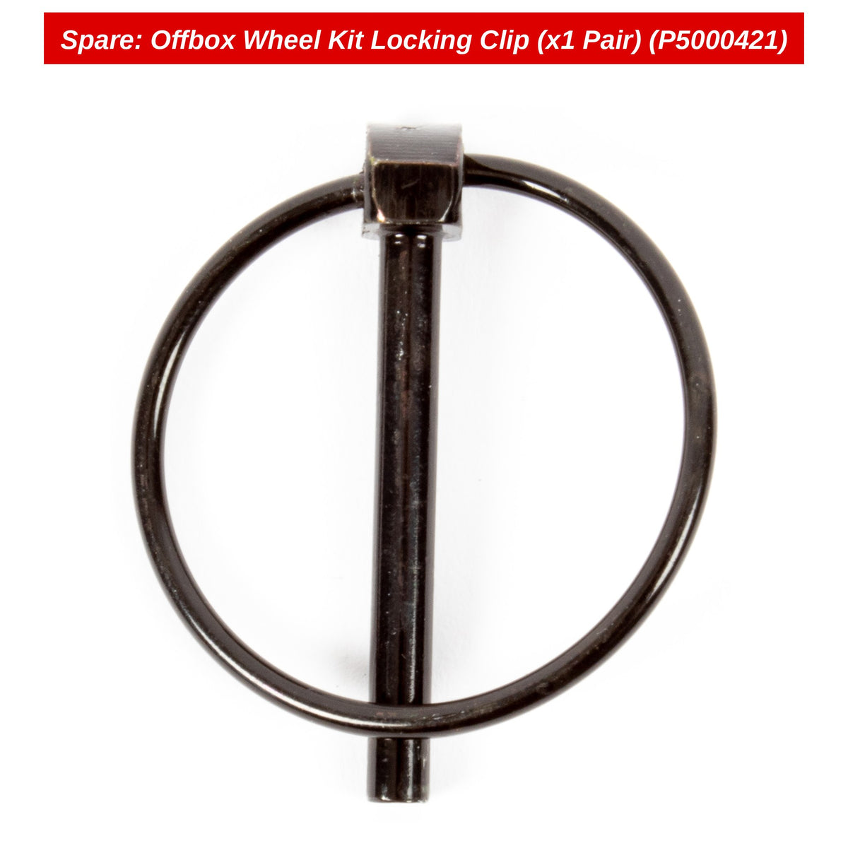 Preston Borgclips (1 paar) voor Offbox Wheel Kit (Barrow Wheel Conversion Kit) – P5000421