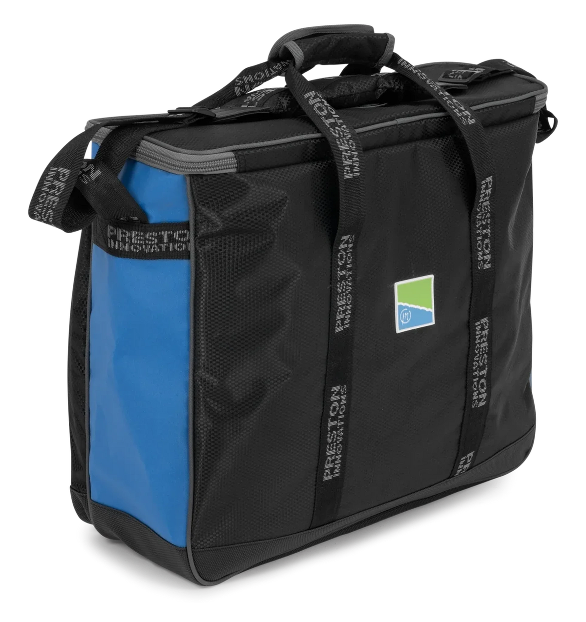 Preston Competition XS Double Net Bag – vooraanzicht met draagriemen