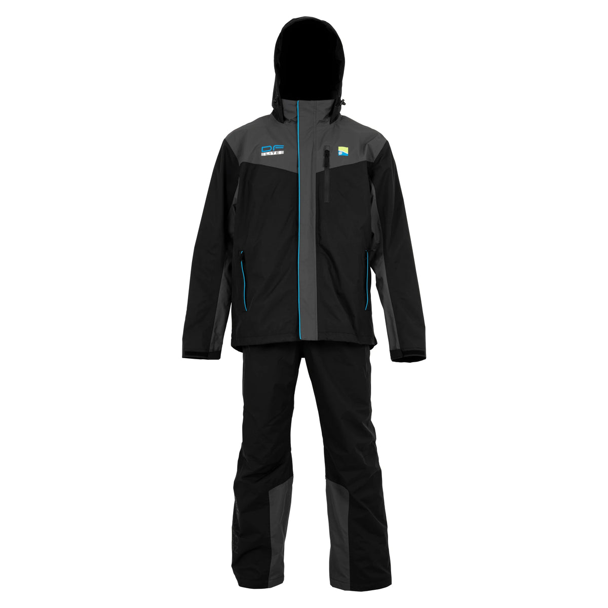 Preston DF Lite Suit – volledig regenpak met jas en broek van voren