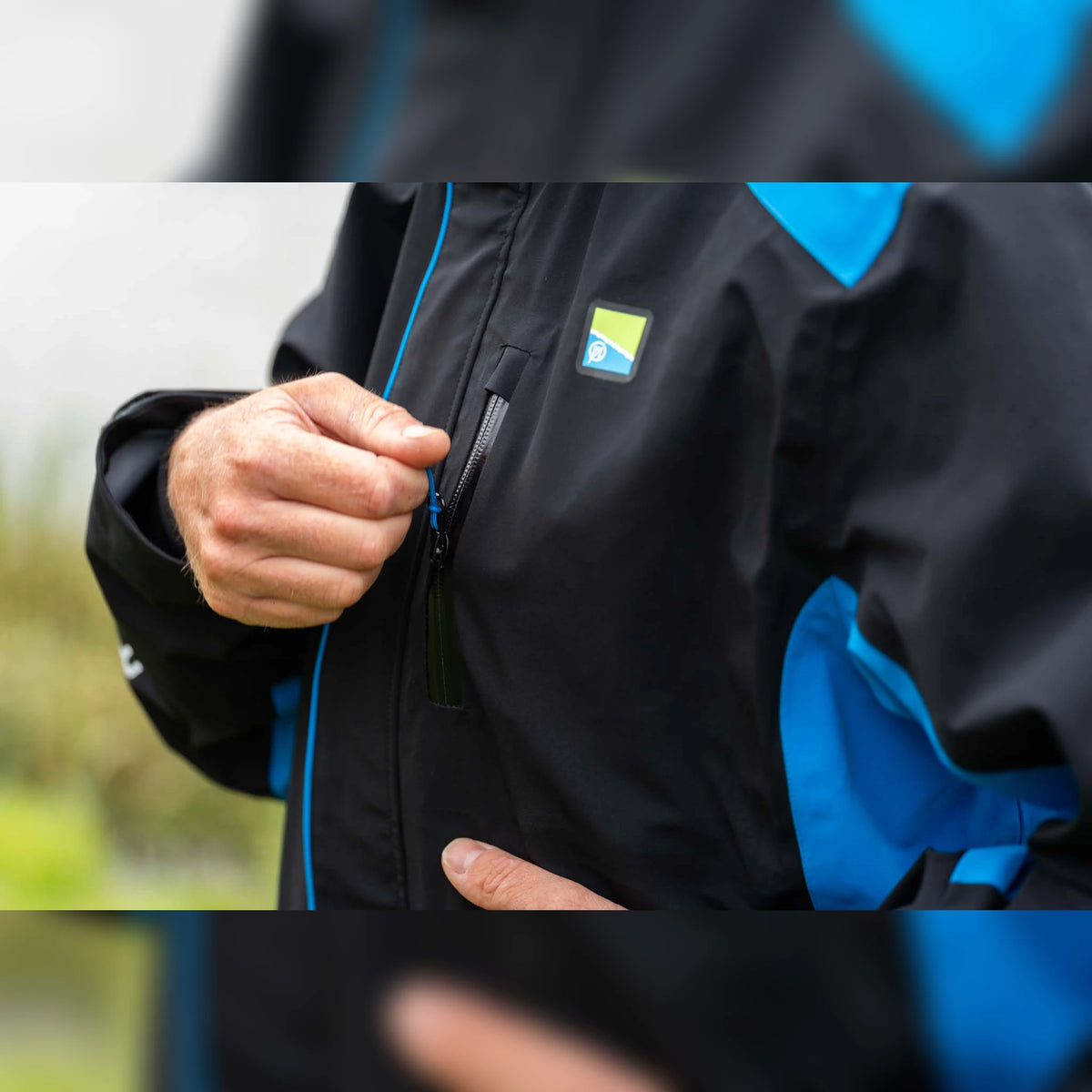 Preston DF Ultra Suit – jaszak en borstbadge in gebruik