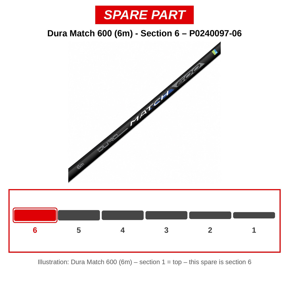 Preston Dura Match 600 – Handdeel (deel 6) – P0240097-06