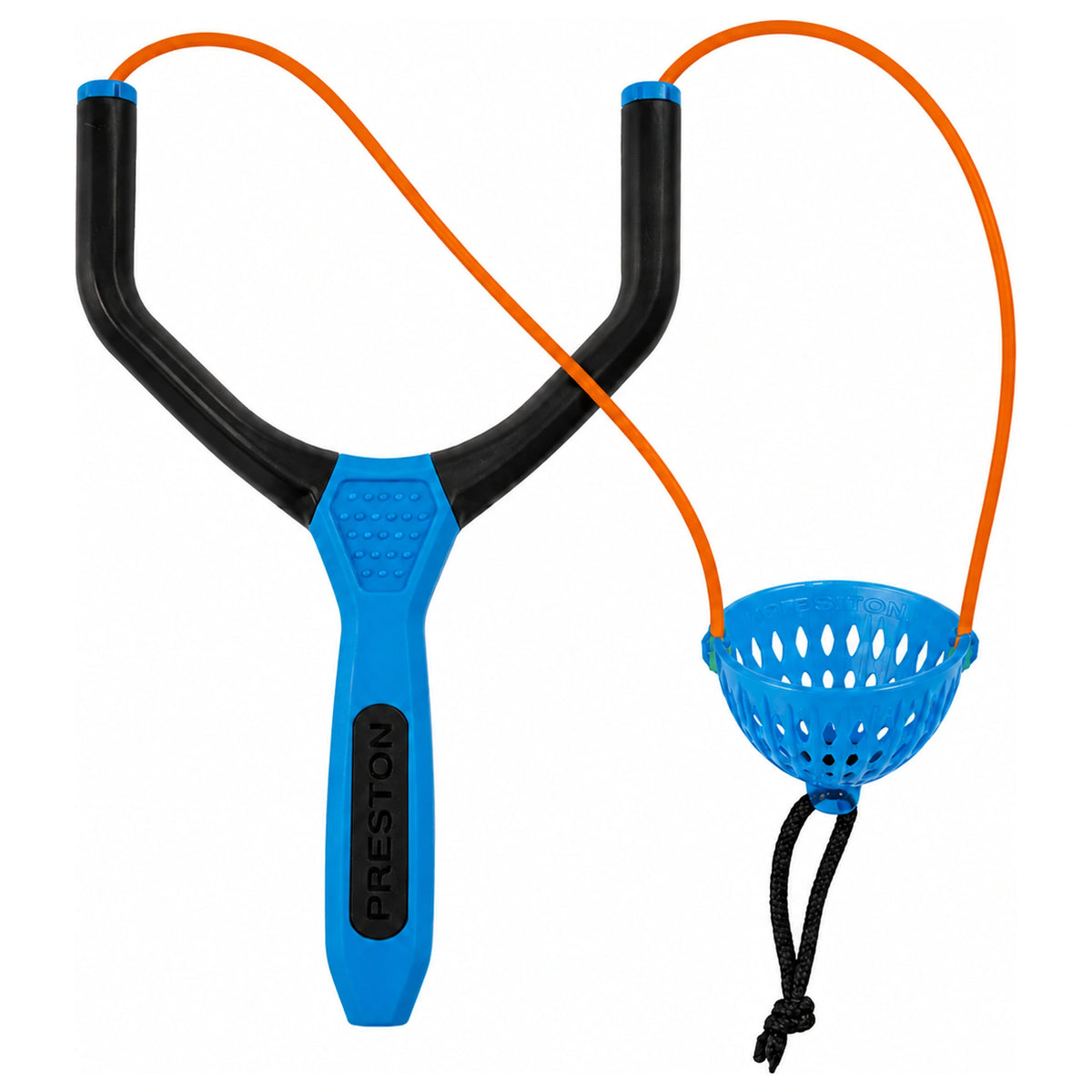 Preston Dura Slip Catapult Light/Medium – voerkatapult met oranje elastiek