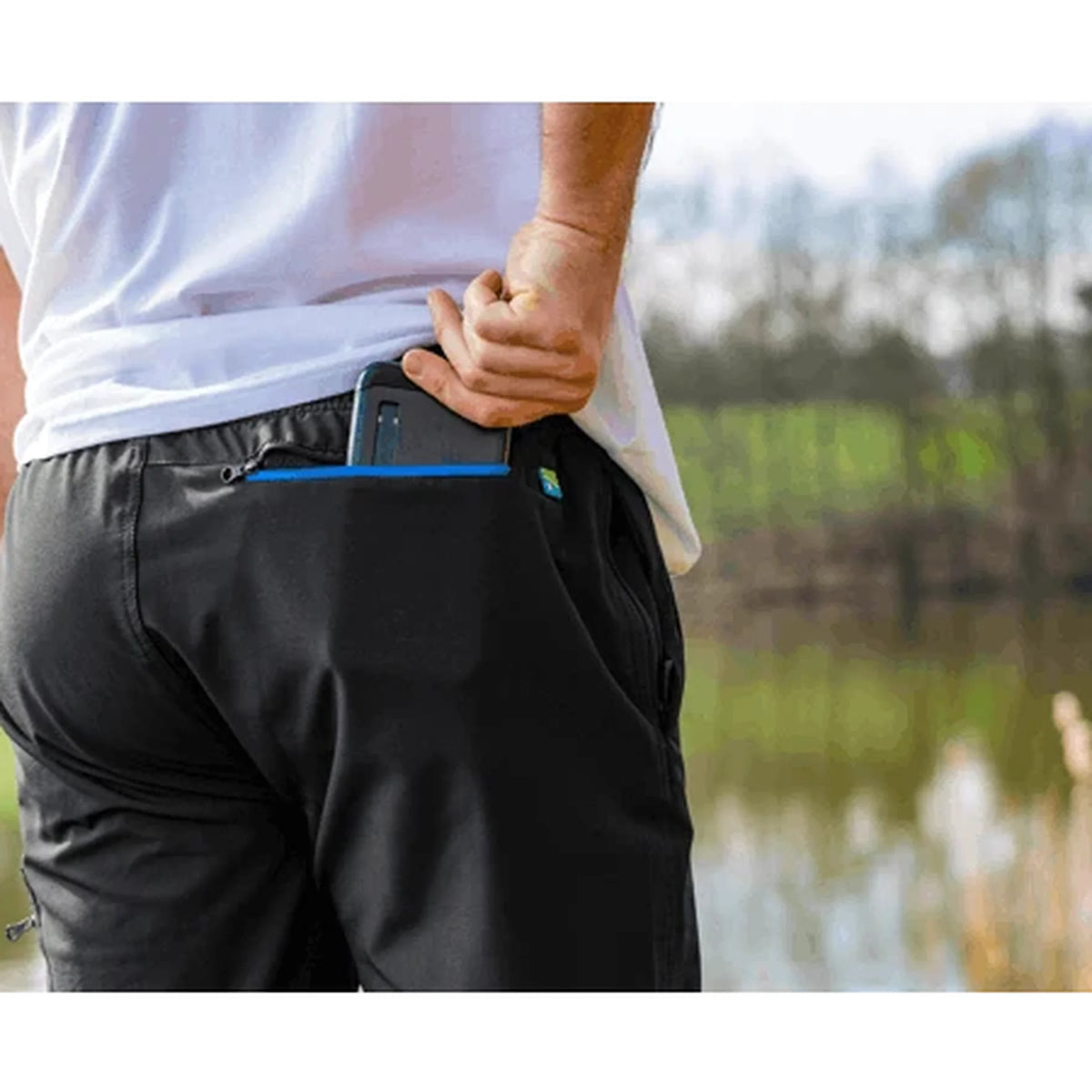 Preston DuraTech Shorts achterzak met rits