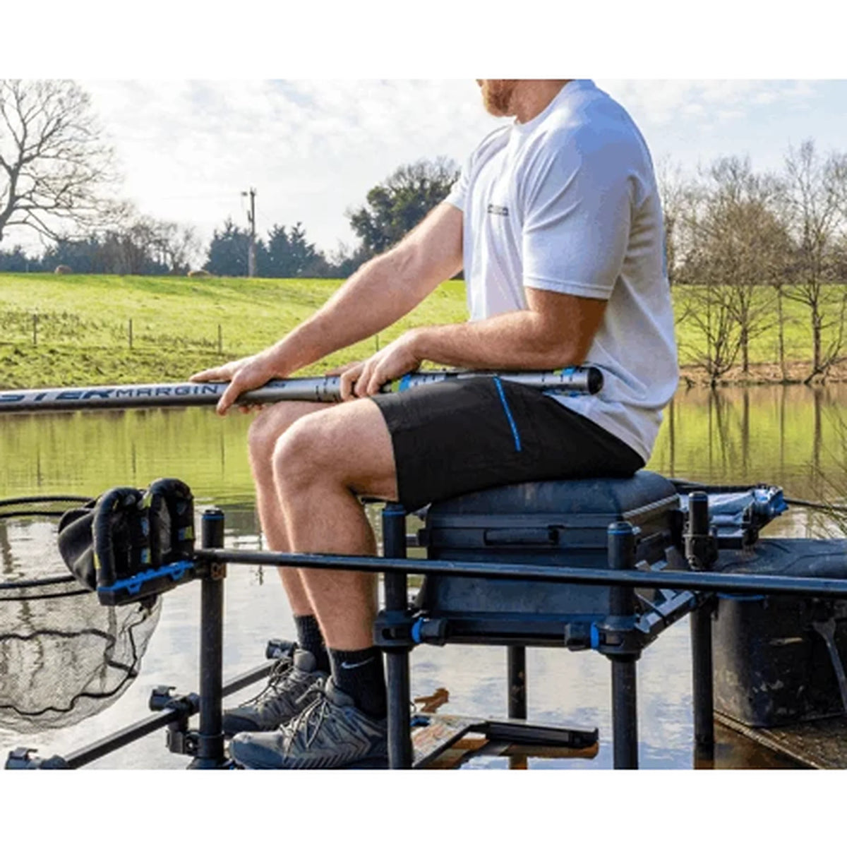 Preston DuraTech Shorts in gebruik op een zitkist