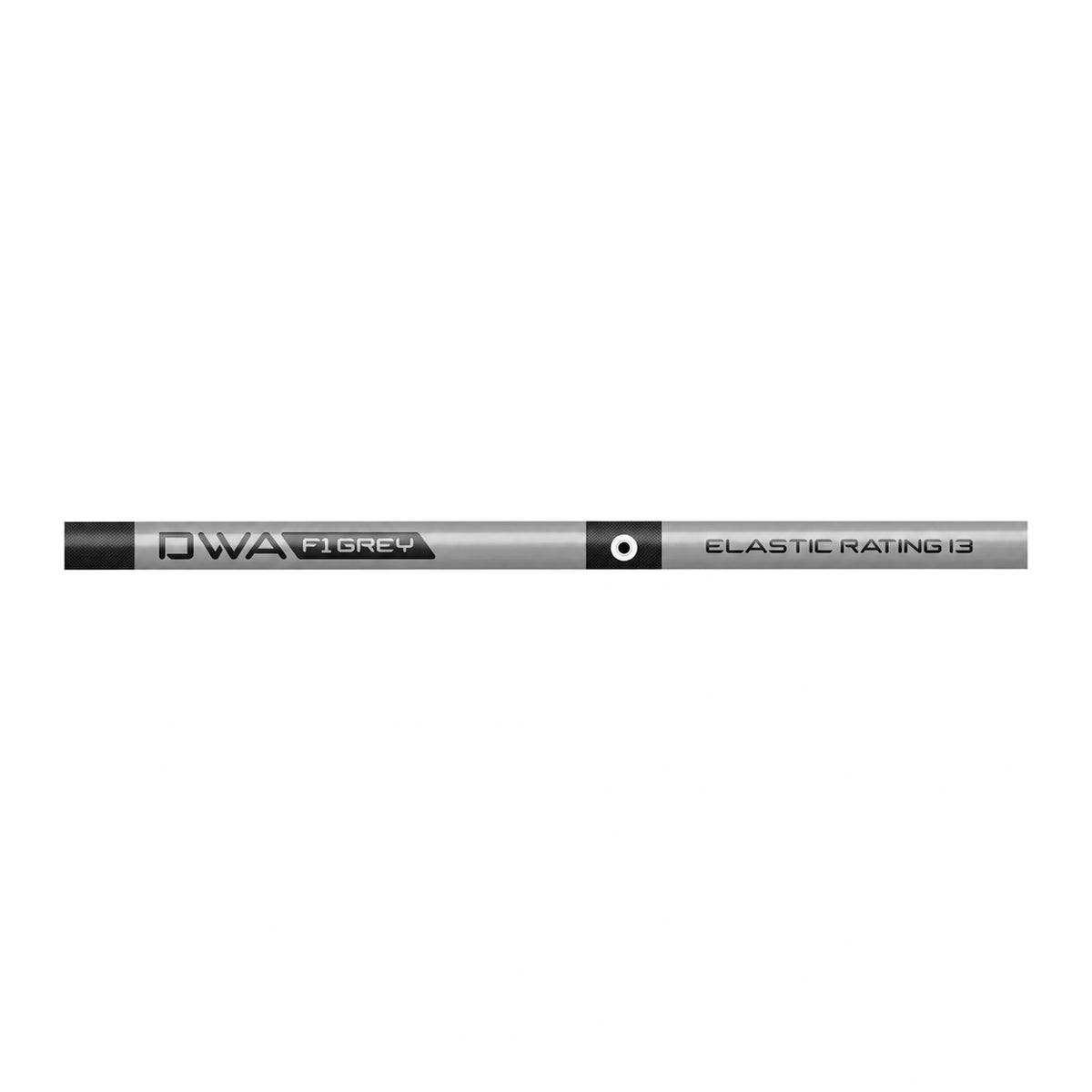 Preston DWA Kits F1 Grey – grijze topset met DWA F1 GREY-opdruk, witte Roller Pulla-opening en ELASTIC RATING 13