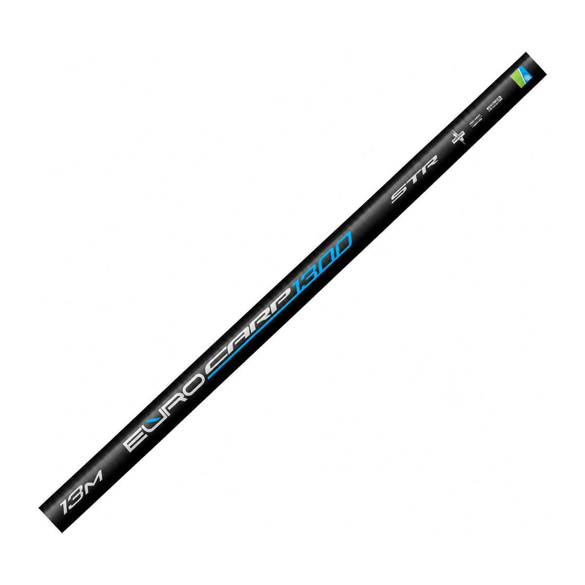 Preston Euro Carp 1300 STR vaste hengel van 13 meter met zilverblauwe modelopdruk