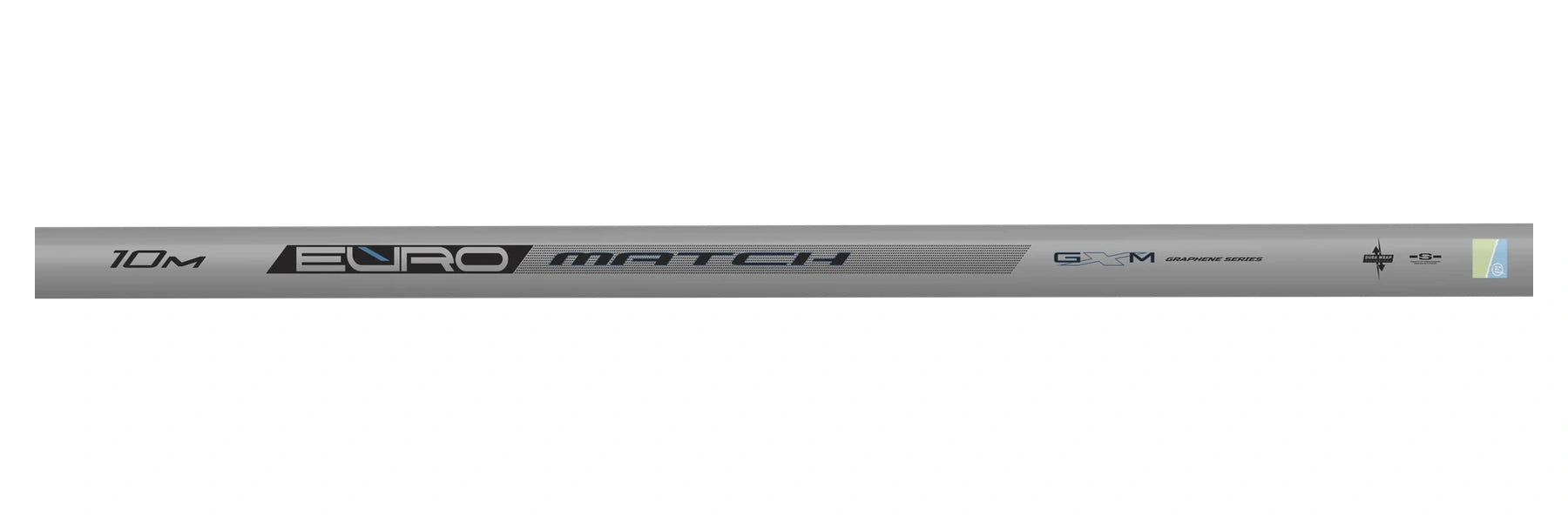 Preston Euro Match GXM 10 m Pole Package - volledige vaste hengel op witte achtergrond
