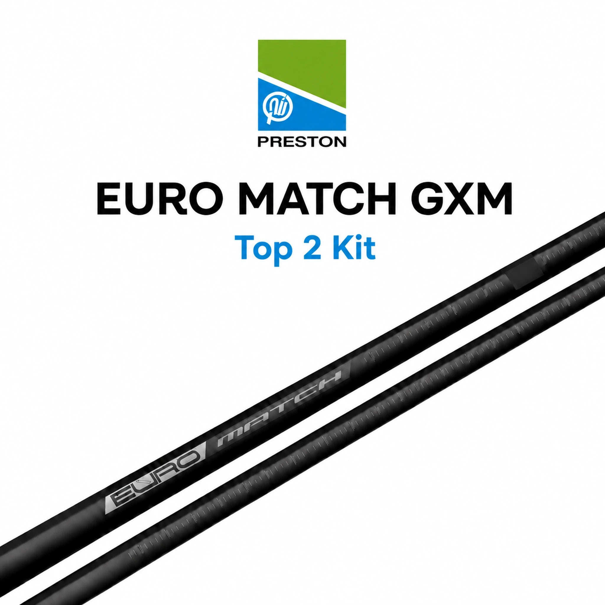 Preston Euro Match GXM Top 2 Kit – variantcover met gecentreerde varianttitel op witte achtergrond