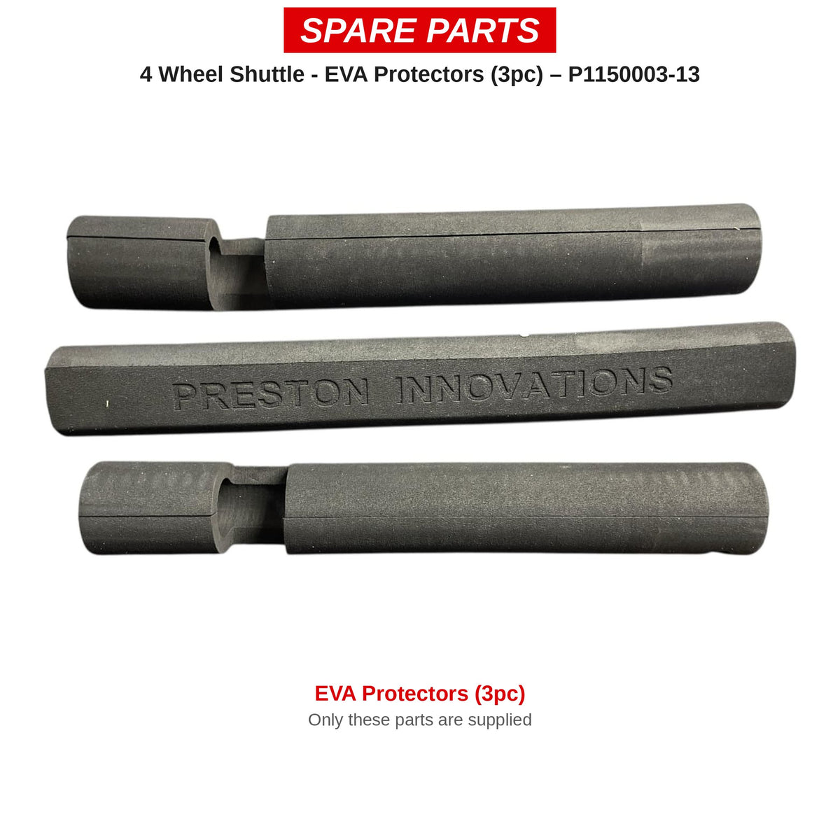 Preston EVA-beschermers voor 4 Wheel Shuttle (3 stuks) – P1150003-13