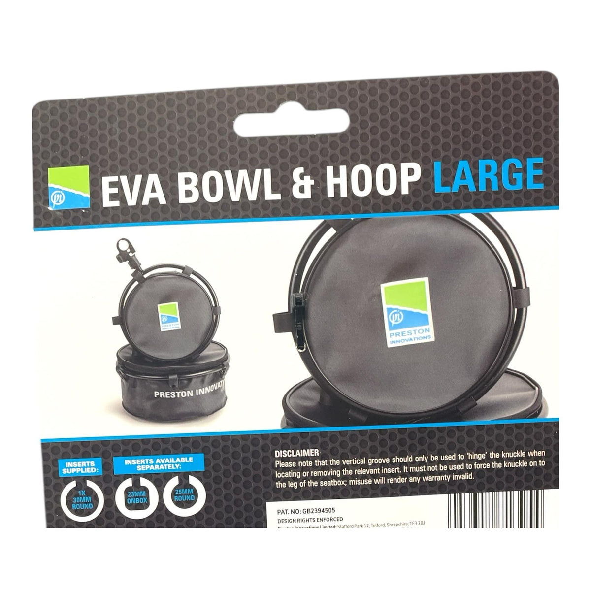 Preston EVA Bowl & Hoop – Aasbak met Steun – Large – P0110088