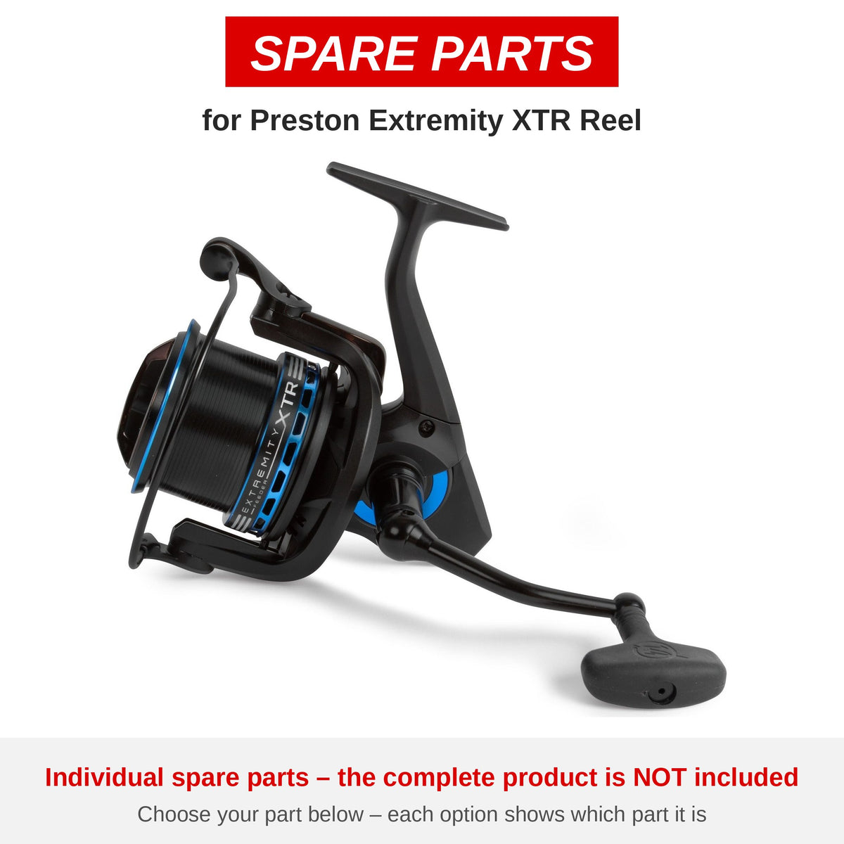 Preston Extremity XTR Reel – onderdelen (P0010040)