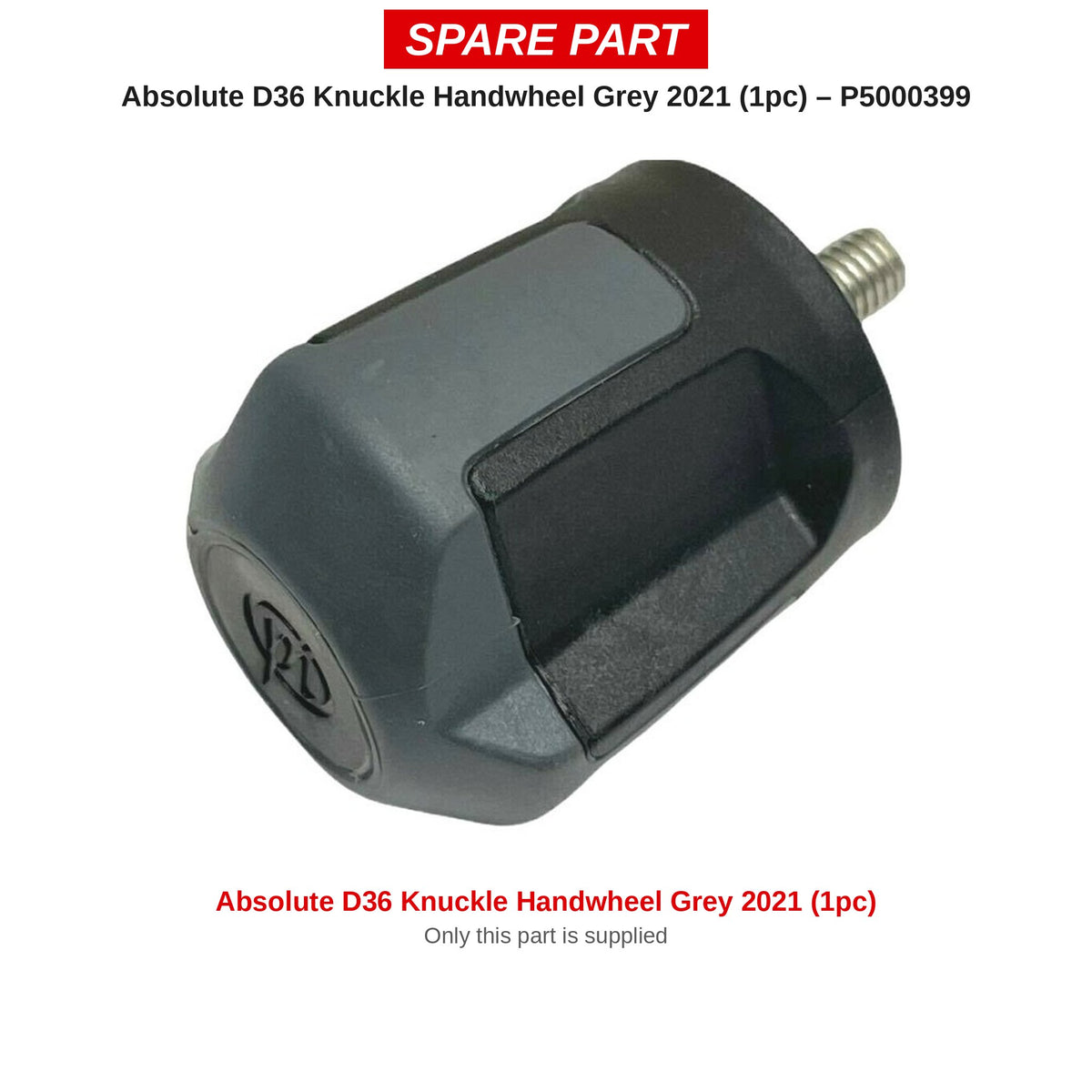 Preston Grijs handwieltje pootklem (1 stuk) – P5000399