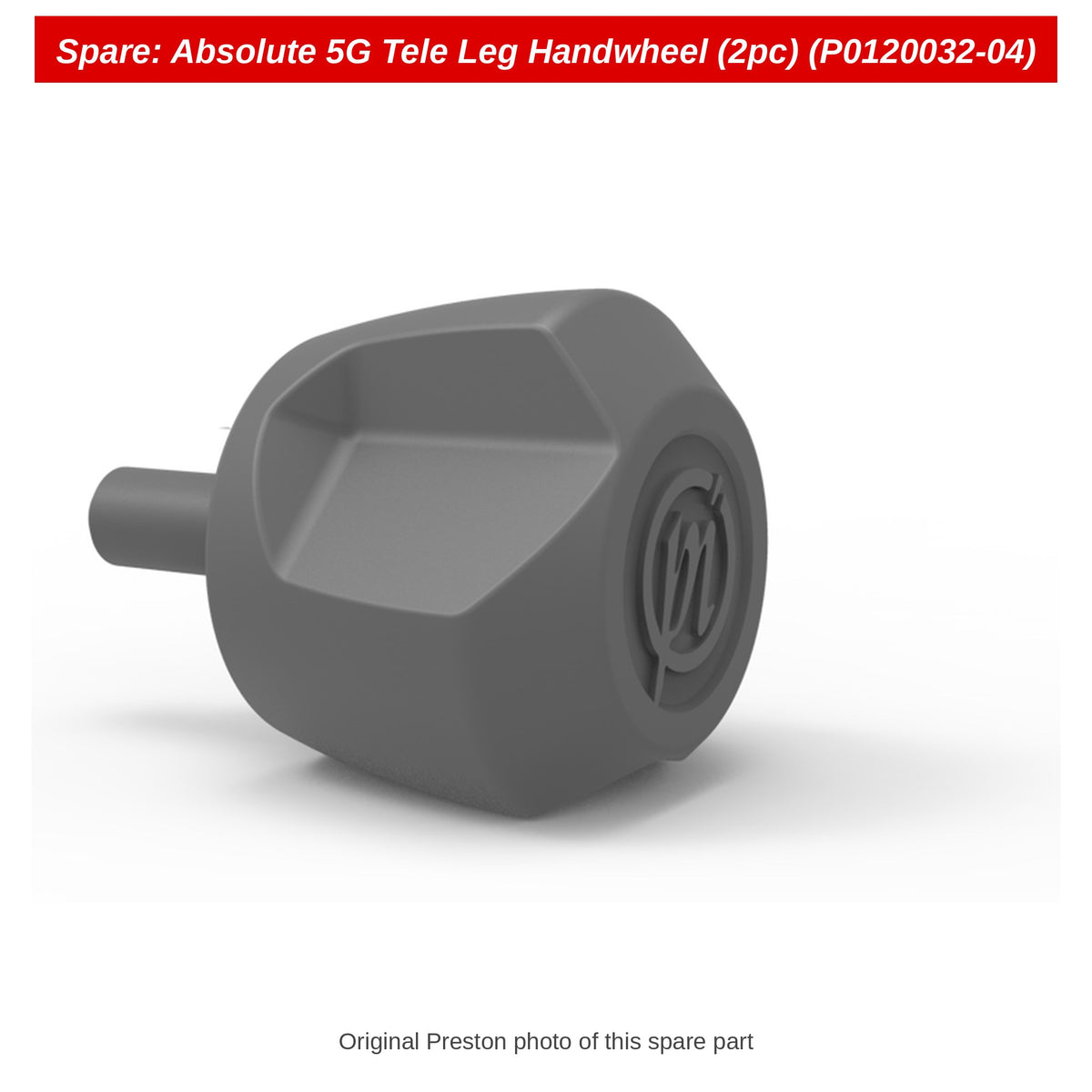 Preston Handwieltjes telescooppoot voor Absolute 5G zitkist (2 stuks) – P0120032-04