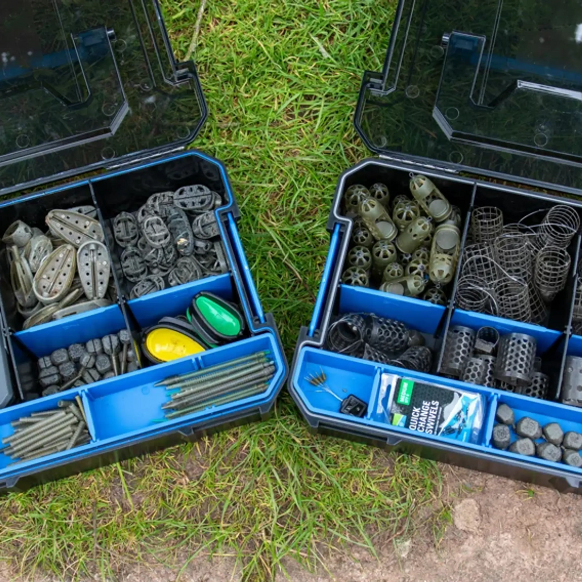 Preston Hardcase Feeder System – detailafbeelding 2 van de opbergbox voor voerkorven