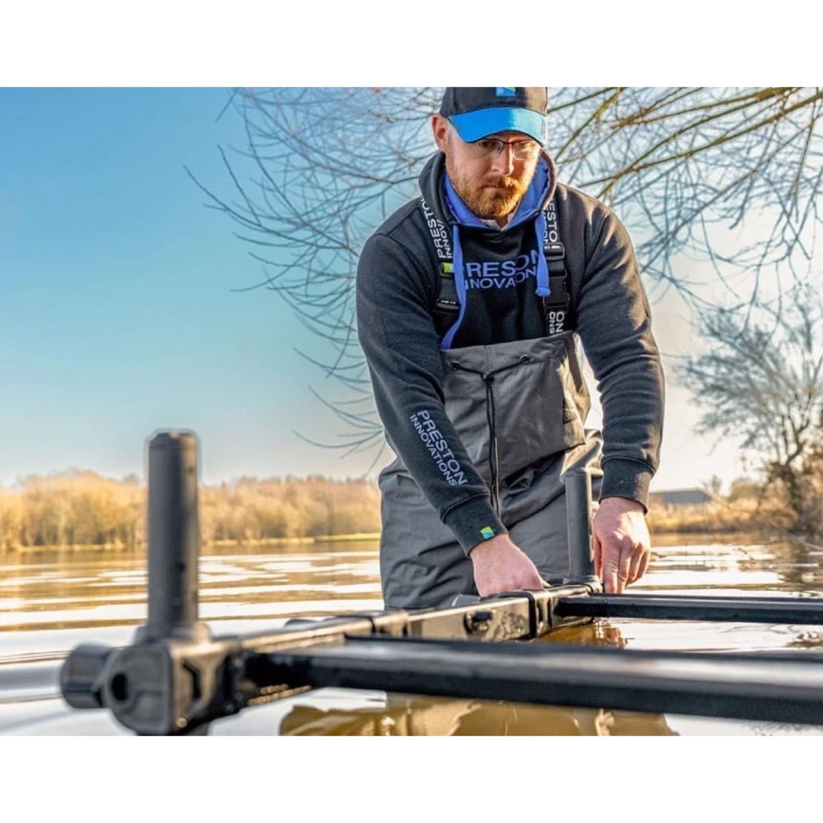 Preston Heavy Duty Chest Waders – gedragen aan de waterkant