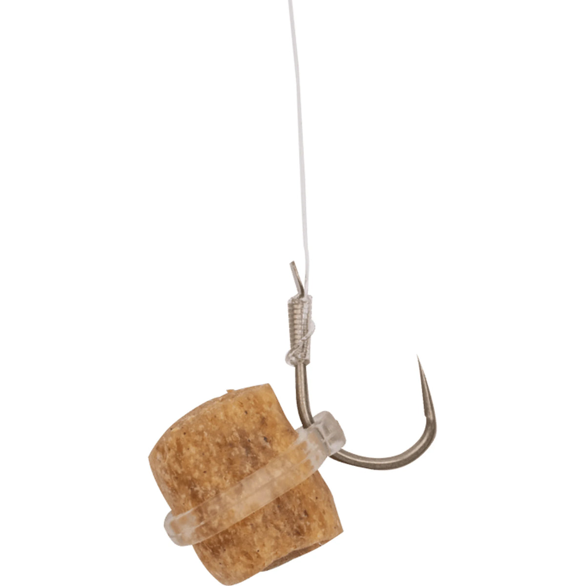 Pellet gemonteerd in een Preston Hookable Bait Band