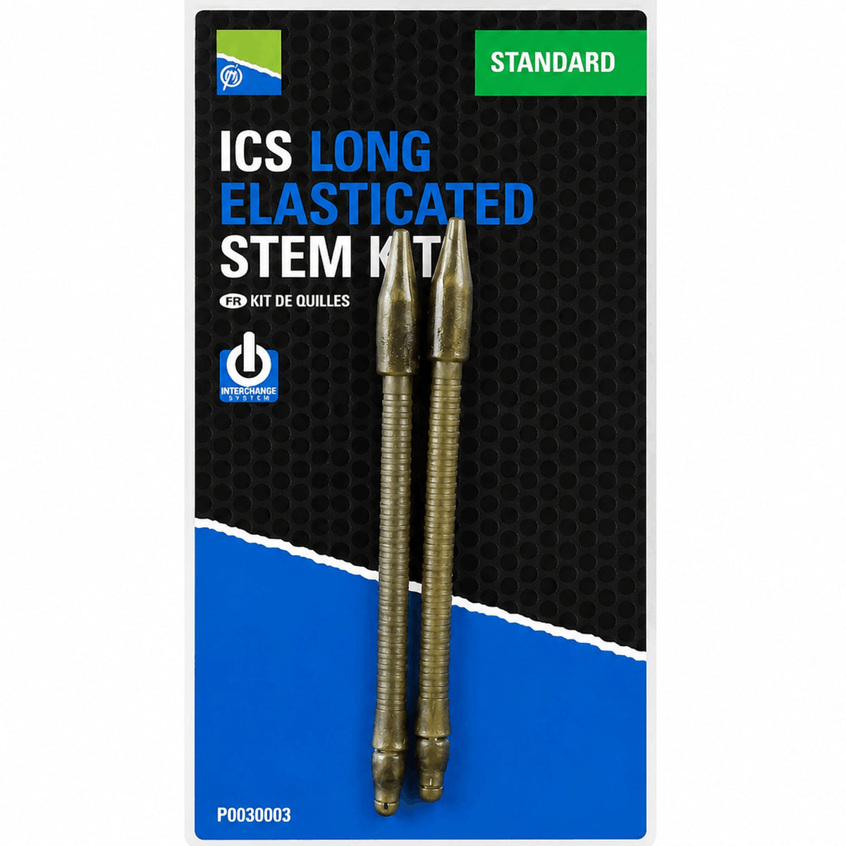Preston ICS Elasticated Stem Kit Long Standard verpakking
