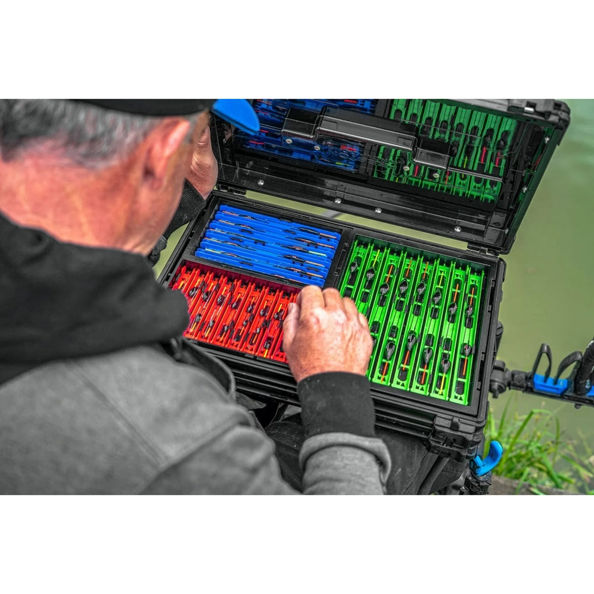 Preston InterLok Winder Trays in een zitkist