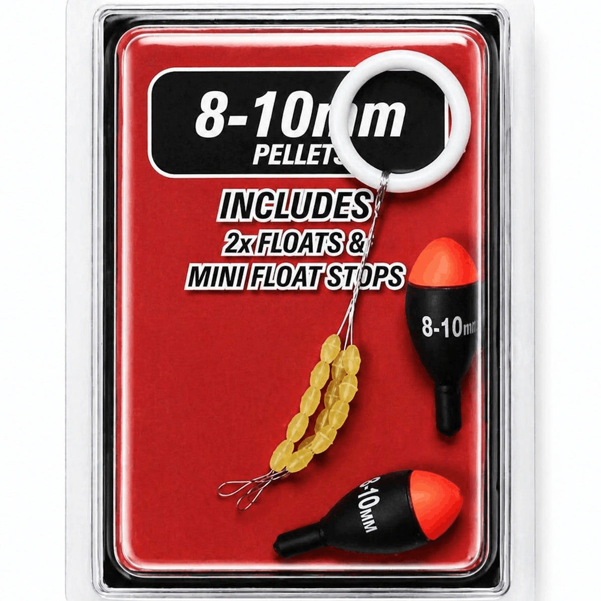 Preston Jigger Float Kit – twee dobbers en stoppers voor 8–10 mm pellets