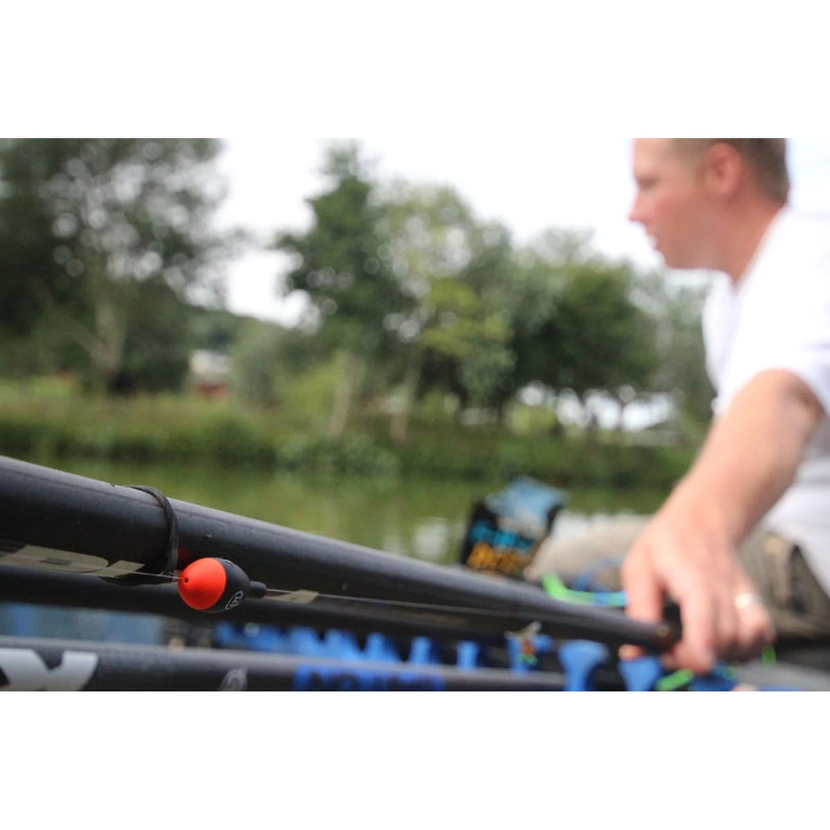Preston Jigger Float Kit – jiggerdobber in gebruik aan de vaste hengel