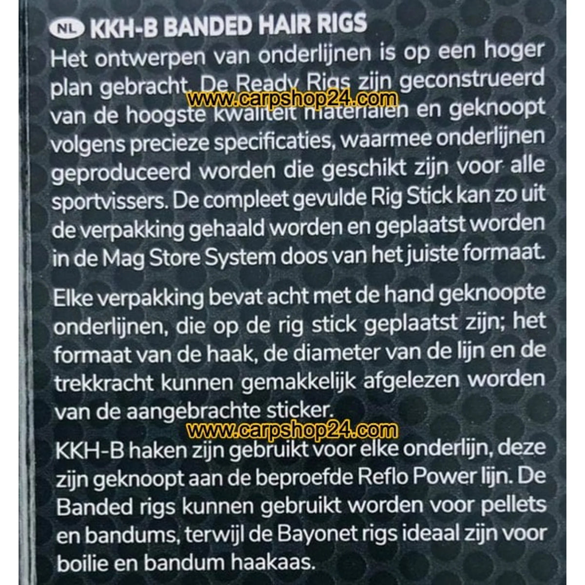 Informatie over Preston KKH-B Banded Hair Rigs 10 cm met intact watermerk