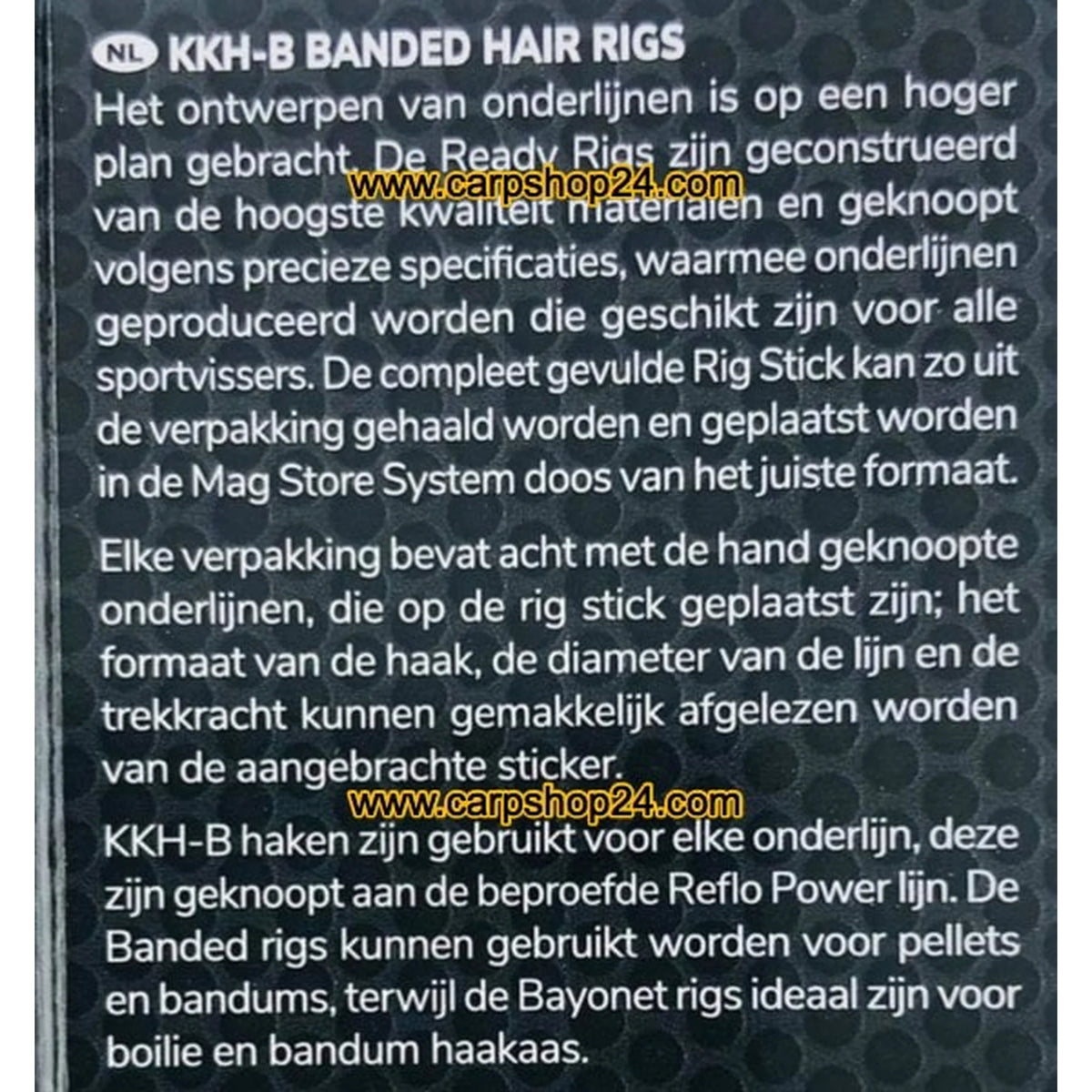 Preston KKH-B Bayonet Hair Rigs 10 cm – productinformatie