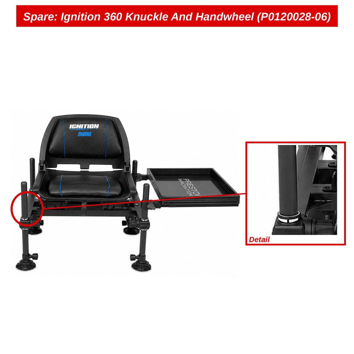 Preston Klem met handwieltje voor Ignition 360 / Ignition SL – P0120028-06
