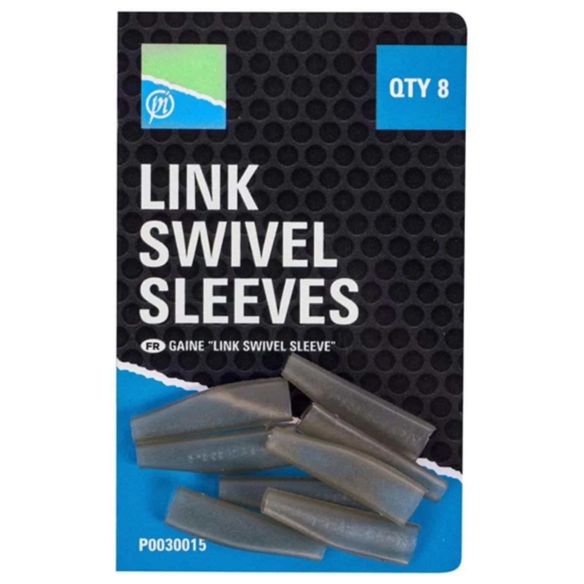 Preston Link Swivel Sleeves verpakking met acht wartelhulzen