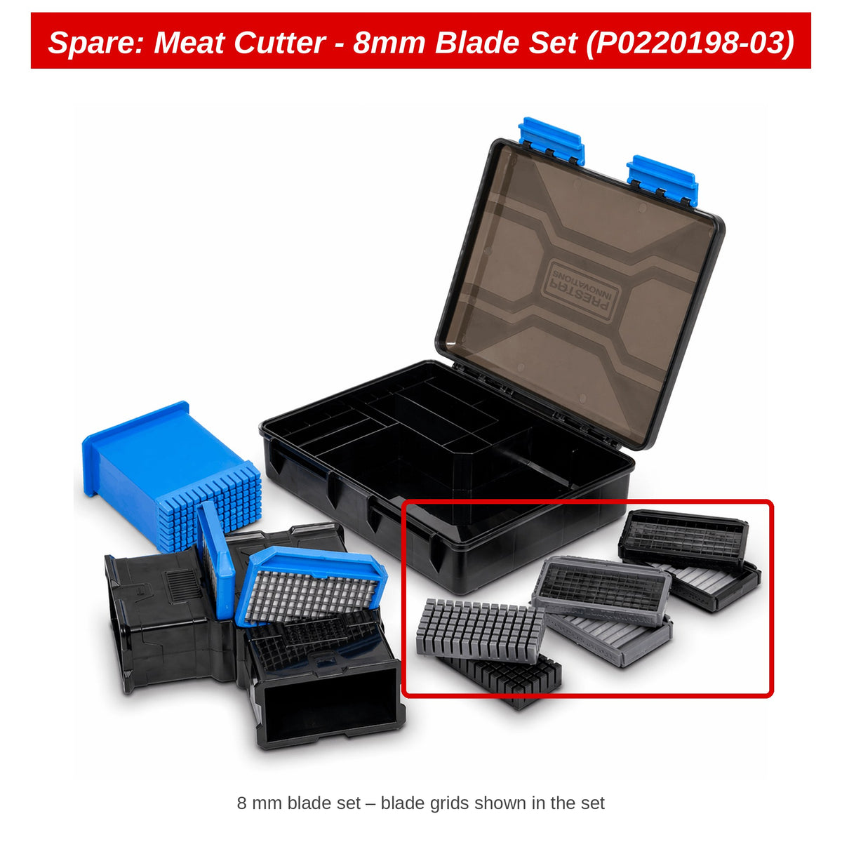 Preston Mesjesset 8 mm voor Meat Cutter – P0220198-03