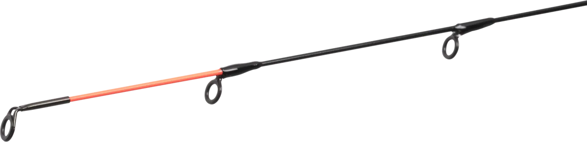 Preston Monster XS Carp Feeder Rods – rode feedertop en geleideogen in close-up