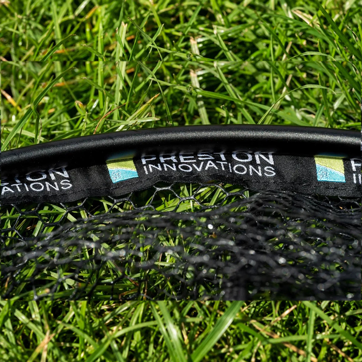 Preston Monster XS Lift Net detail van de verstevigde netrand