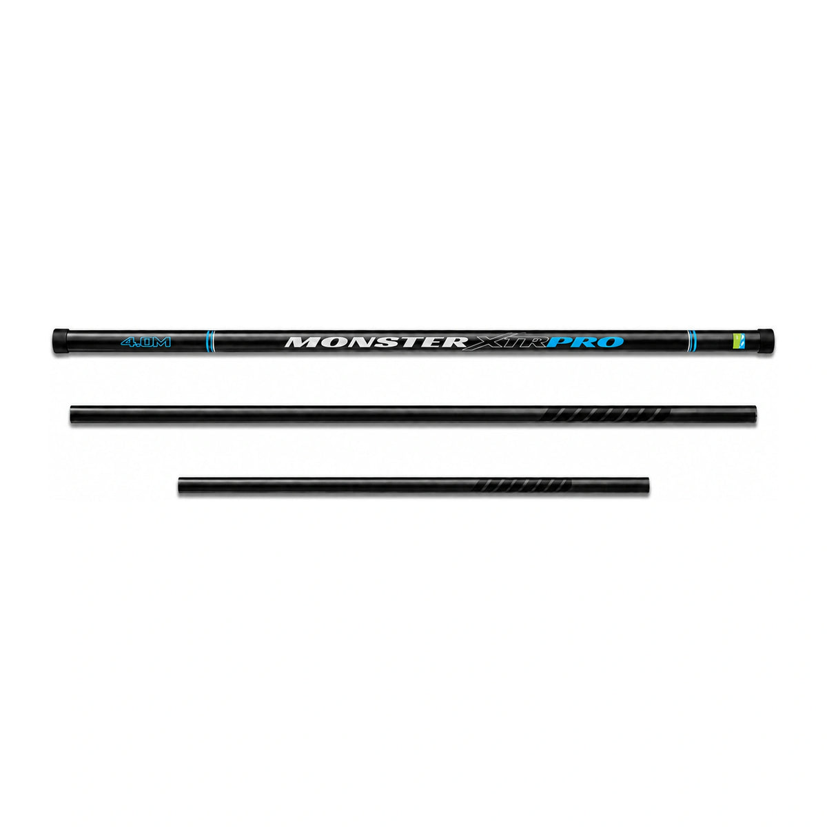 Preston Monster XTR Pro 4 meter schepnetsteel P0230028, drie onderdelen met 4.0M modelopdruk