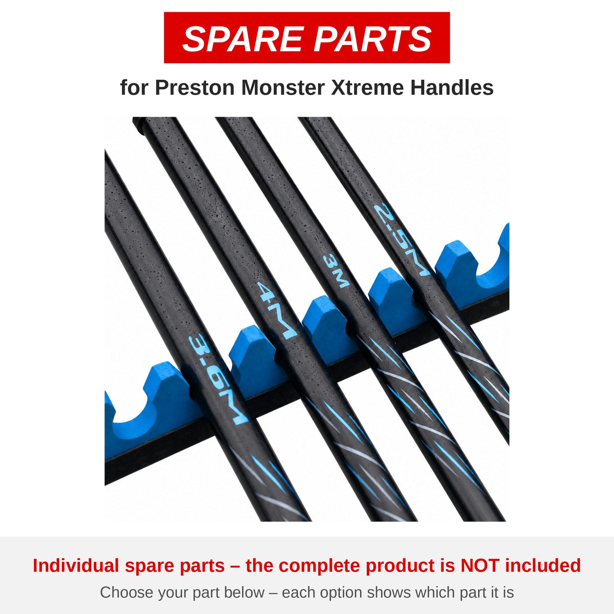Preston Monster Xtreme Handles – onderdelen (P0230019)