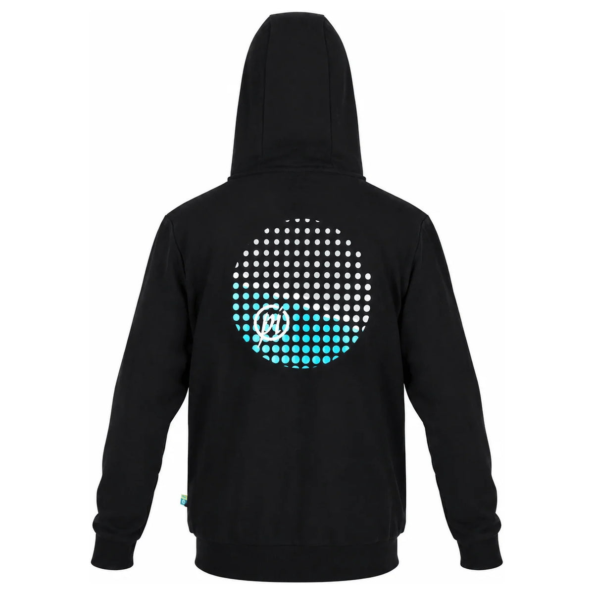 Preston Pro Zip Hoodie zwart achteraan met ruglogo