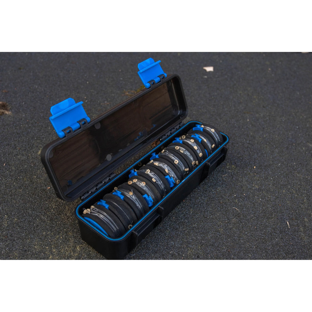 Preston Revolution Compact Spool Box met onderlijnspoelen