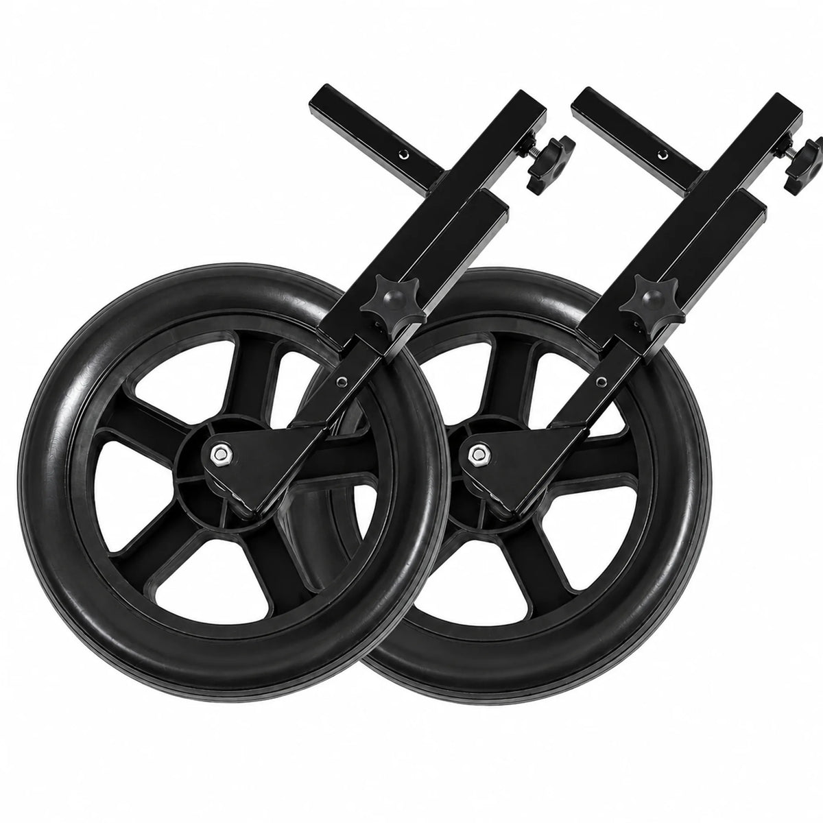 Preston Four Wheel Shuttle Conversion Kit SPST/19 – twee wielen met adapters op wit