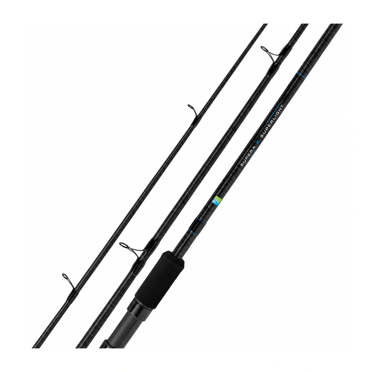Preston Supera X Superlight 12ft Float, driedelige dobberhengel met carbonblank en handgreep