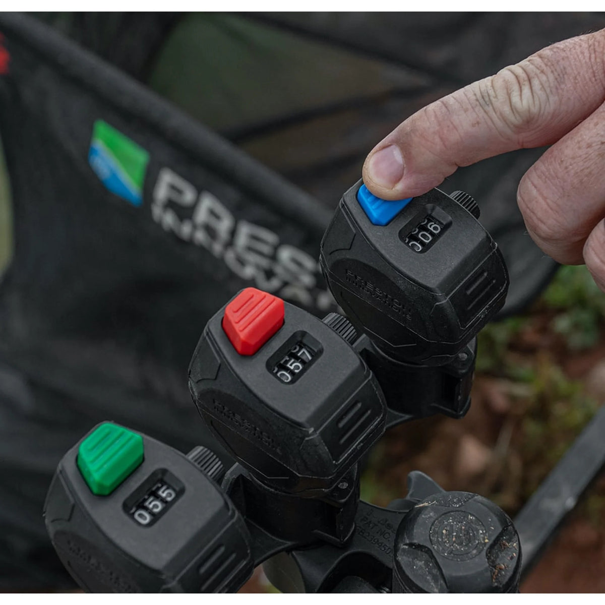 Preston Triple Clicker Counter - tellerstand instellen