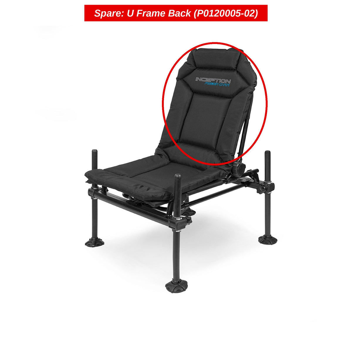 Preston U-frame rugleuning voor Inception feederstoel – P0120005-02