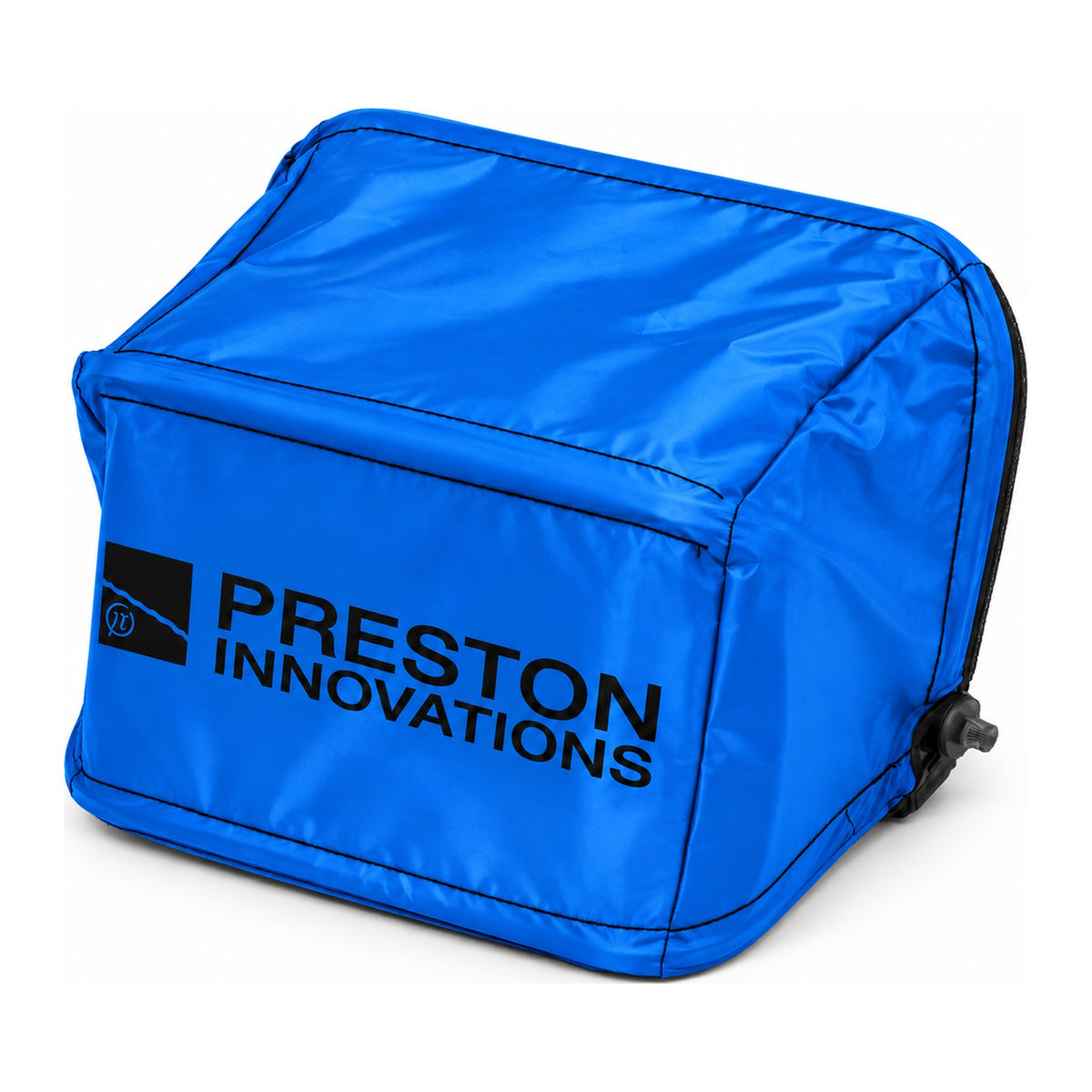 Preston Ventalite Small Hood Assembly Only – gesloten blauwe aastafelkap met zwart Preston Innovations-logo
