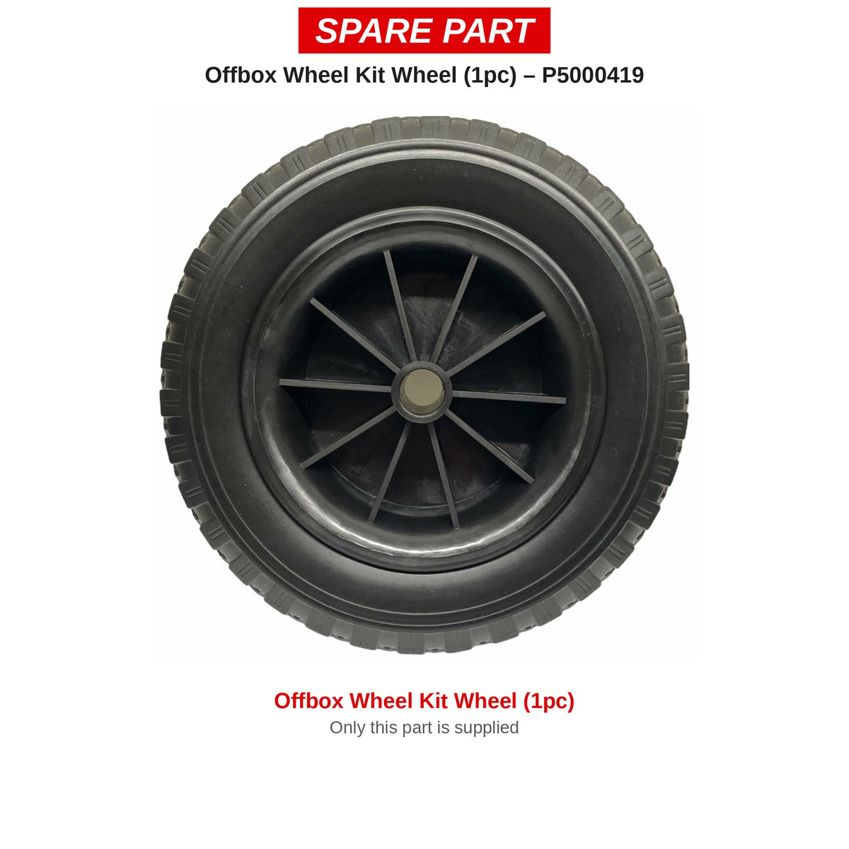 Preston Wiel voor Offbox Wheel Kit (Barrow Wheel Conversion Kit) (1 stuk) – P5000419
