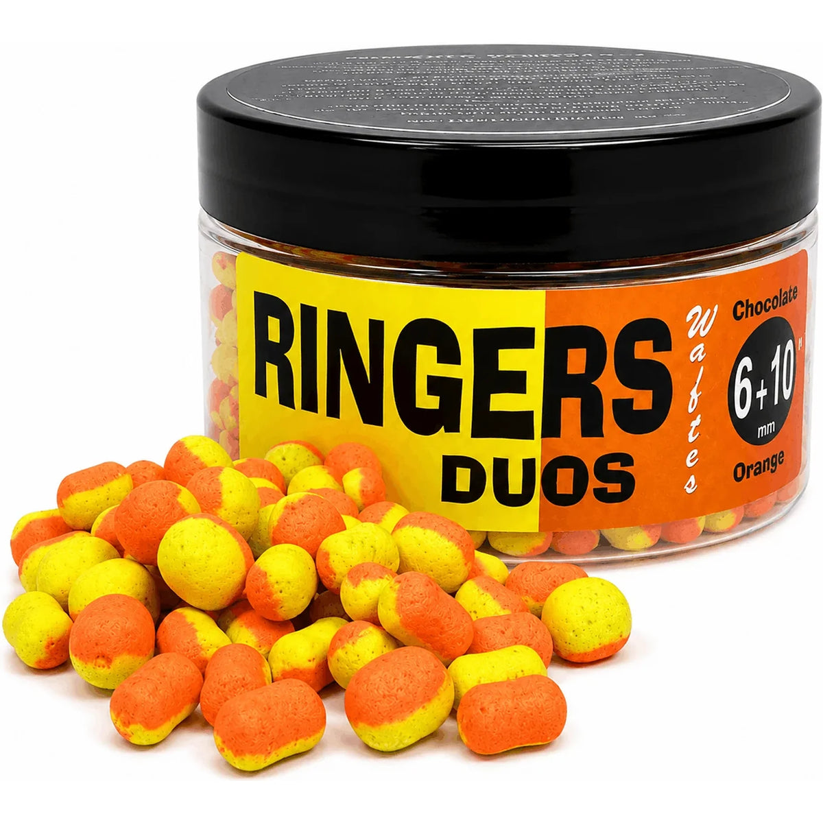Ringers Duos Wafters 6+10mm Orange-Yellow verpakking