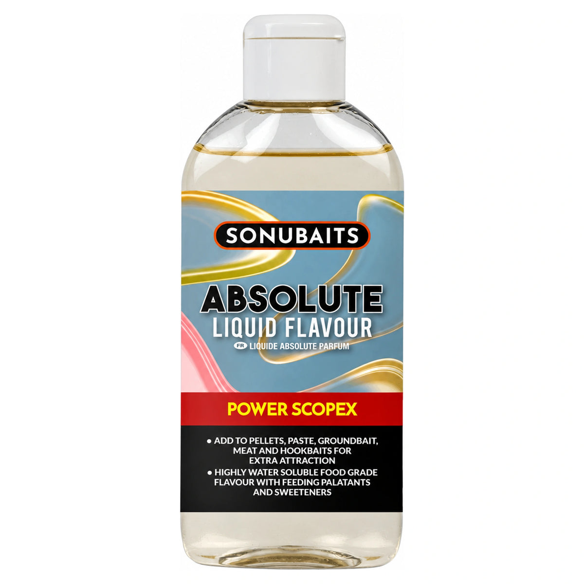 Sonubaits Absolute Liquid Flavour Power Scopex fles met witte dop