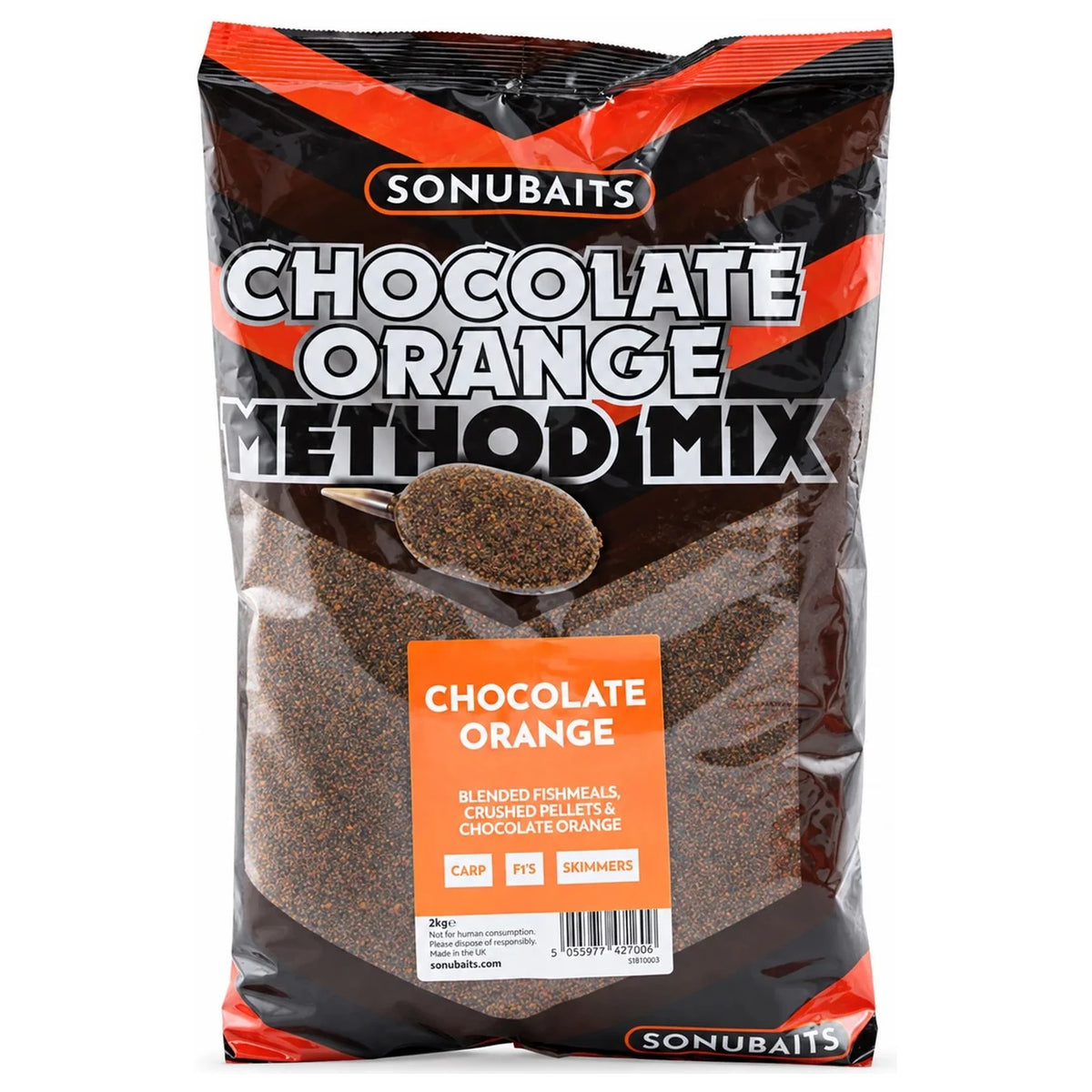 Sonubaits Chocolate Orange Method Mix 2kg – oudere productverpakking