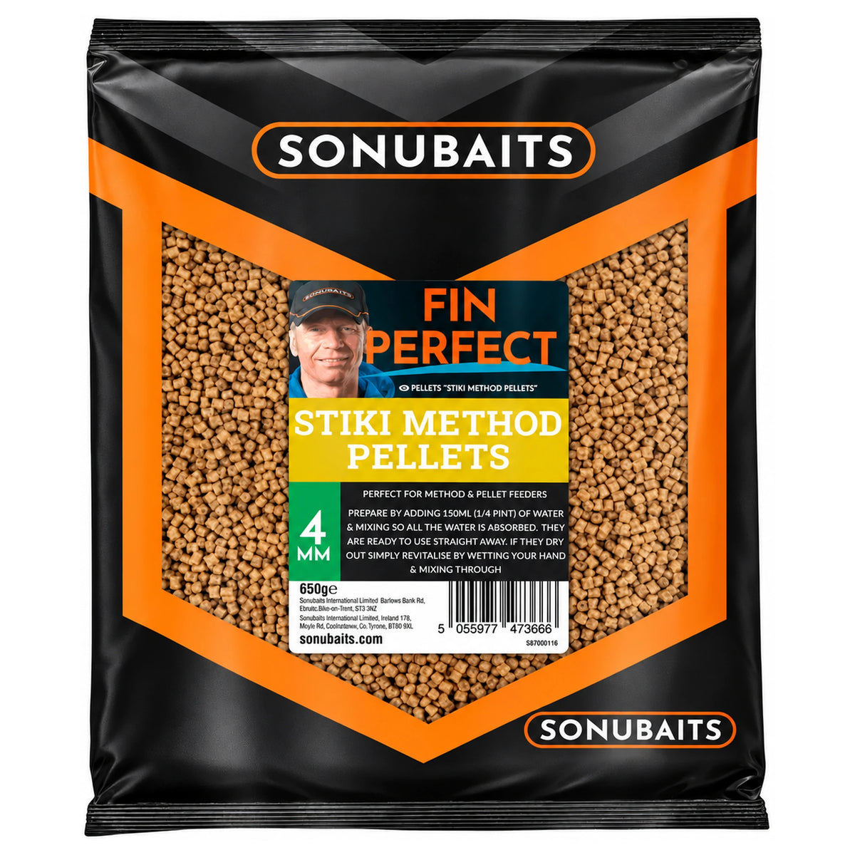 Sonubaits Fin Perfect Stiki Method Pellets Natural 650 g – 4 mm