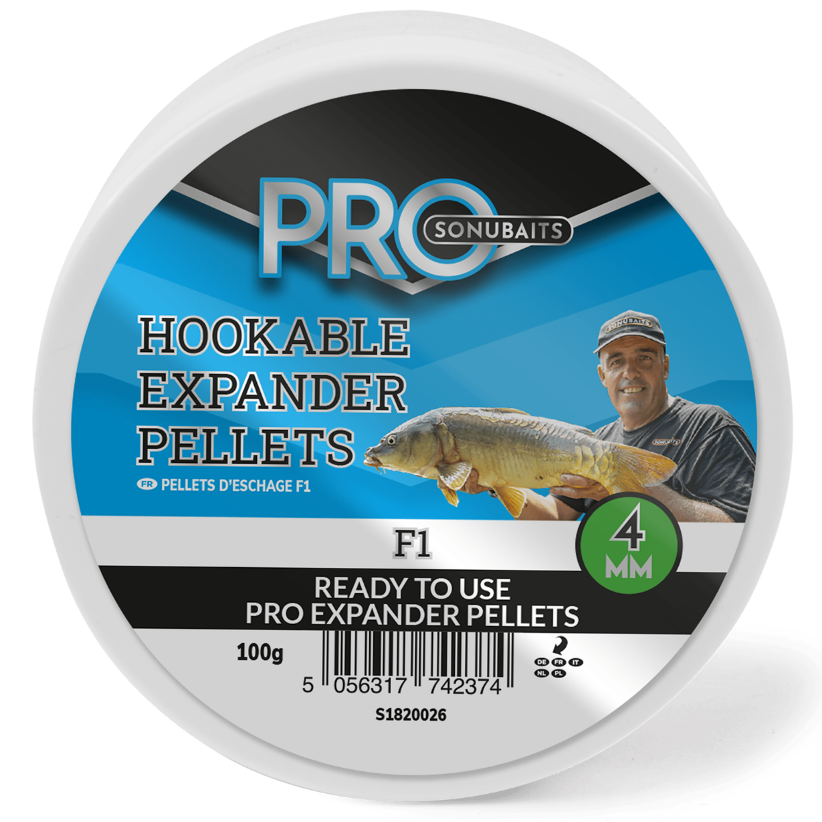 Sonubaits Pro Hookable Expander Pellets F1 4 mm