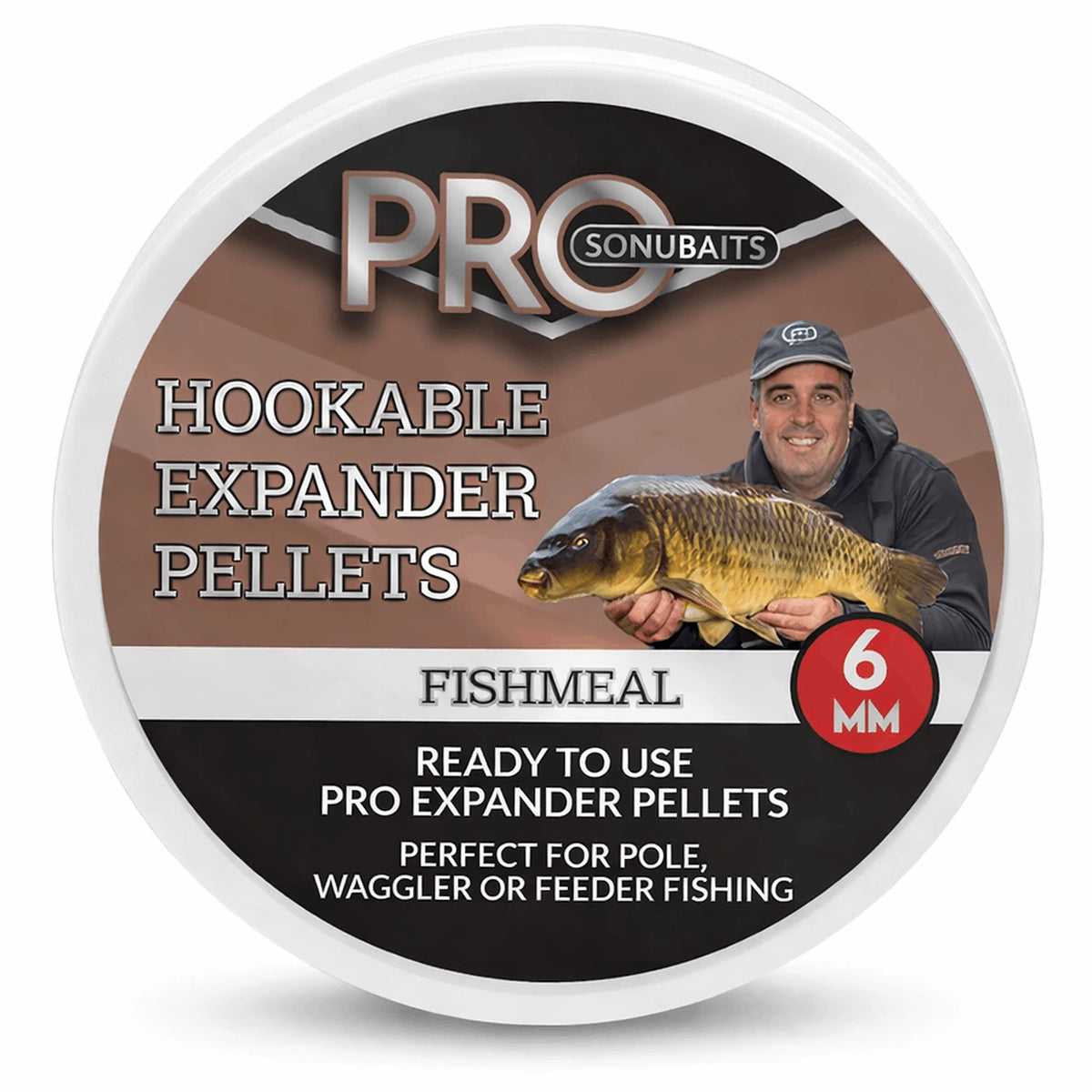 Sonubaits Pro Hookable Expander Pellets Fishmeal 6 mm
