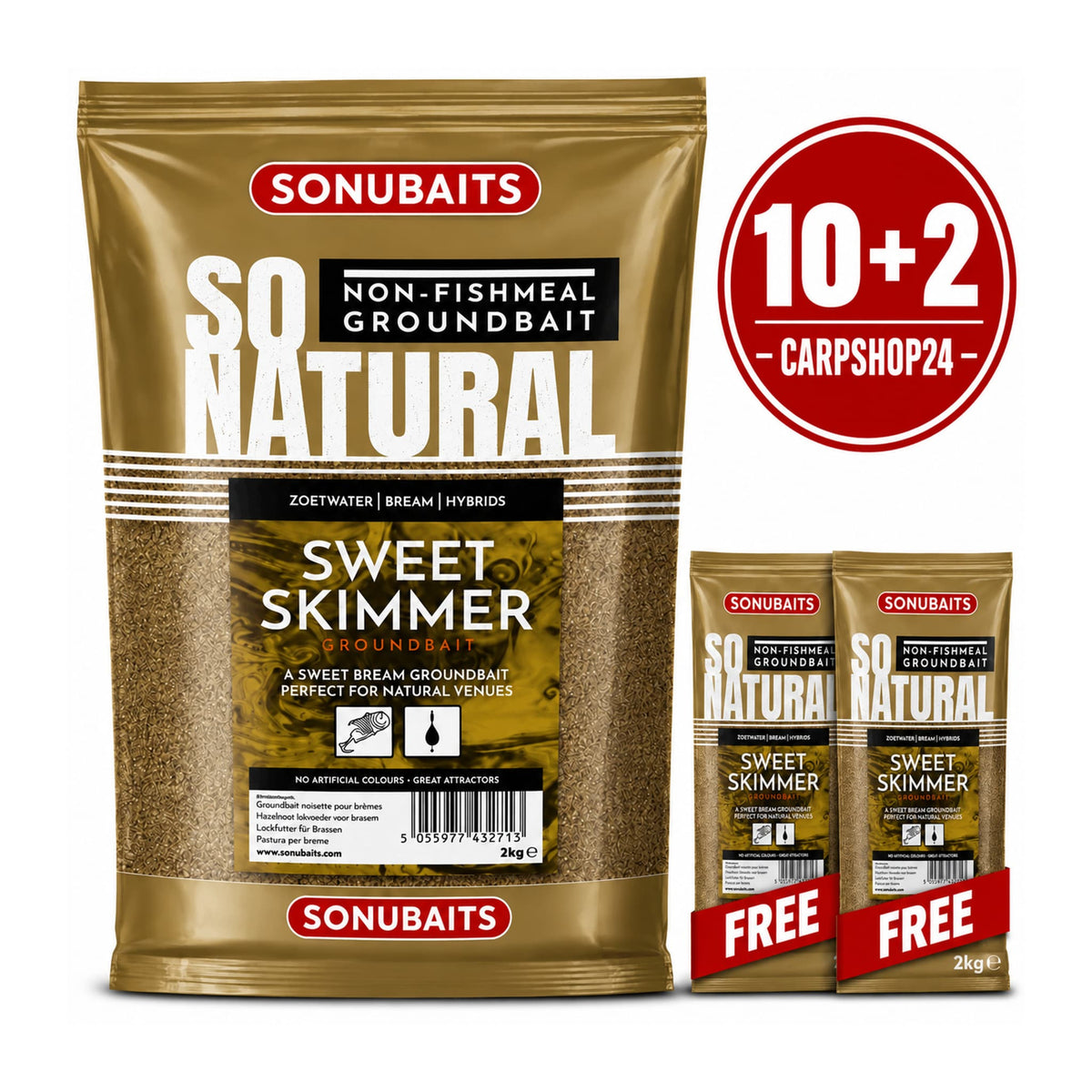Sonubaits So Natural Sweet Skimmer – bestaande 10+2 actiecover
